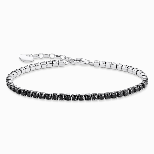 THOMAS SABO tenisový náramok Black stones A2167-643-11