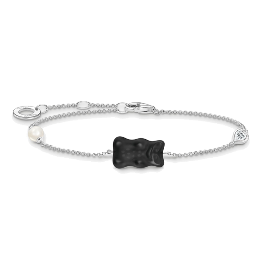 THOMAS SABO x HARIBO náramek Black goldbears & pearl náramek A2151-052-11