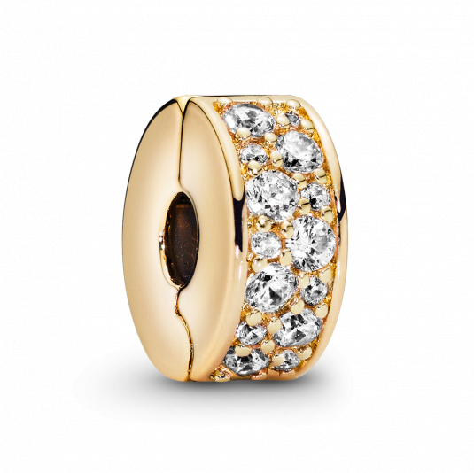 PANDORA pozlacený korálek Zářivá elegance přívěšek 768658C01