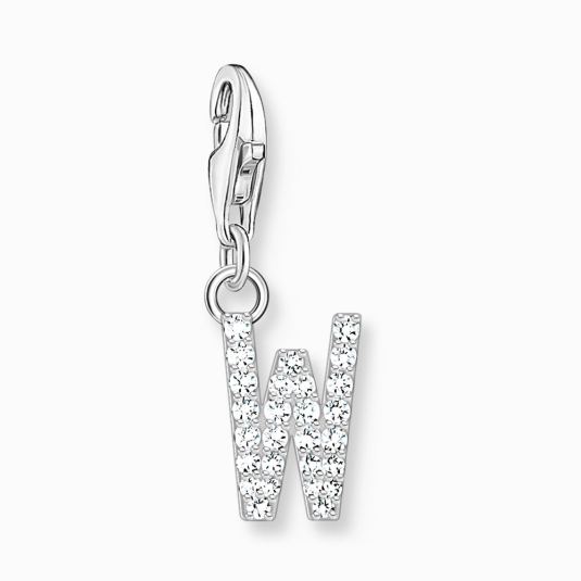 THOMAS SABO přívěsek charm letter W silver přívěšek 1960-051-14