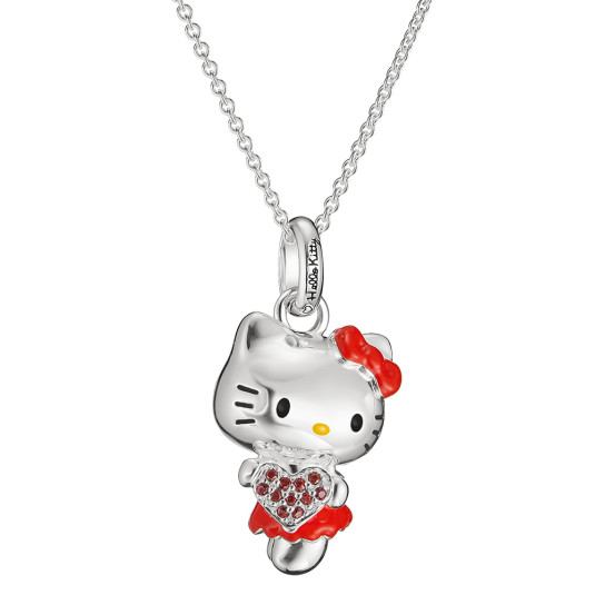 THOMAS SABO náhrdelník Hello Kitty heart náhrdelník KE2390-M06-10