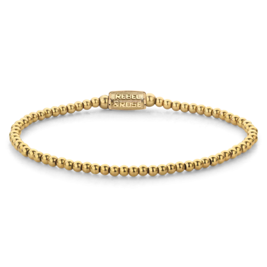 REBEL & ROSE náramek Yellowgold Rocks náramek RR-30001-G
