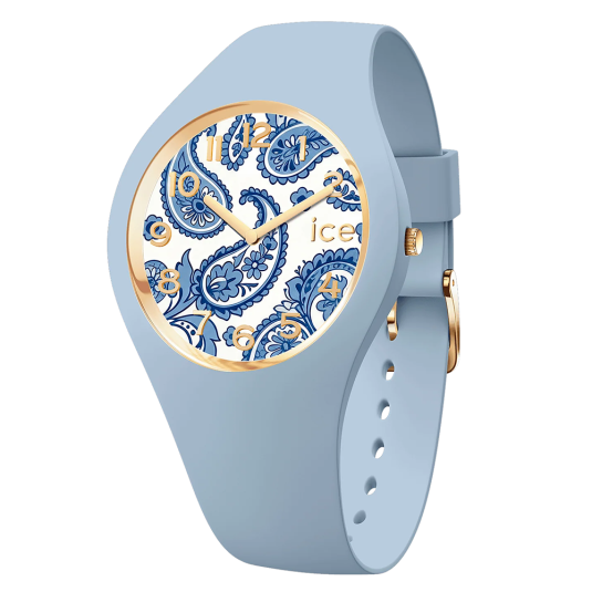 ICE WATCH dámské hodinky Flower Blue Aura hodinky IW025899