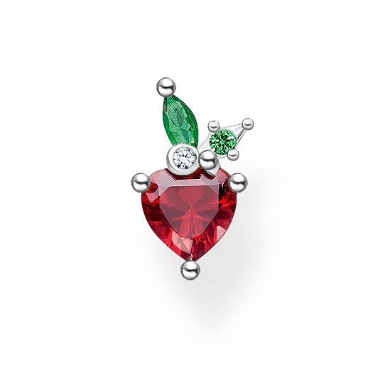 THOMAS SABO kusová náušnice Strawberry silver náušnice H2193-699-7