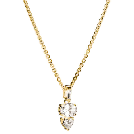 THOMAS SABO náhrdelník Oval and Heart náhrdelník KE2363-414-14
