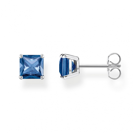 THOMAS SABO náušnice Blue stone silver náušnice H2174-699-32