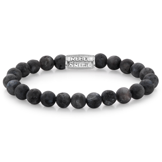 REBEL & ROSE náramek Matt Grey Seduction náramek RR-80025-S