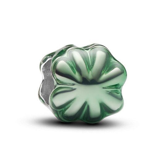 PANDORA stříbrný mini korálek Čtyřlístek přívěšek 794817C01