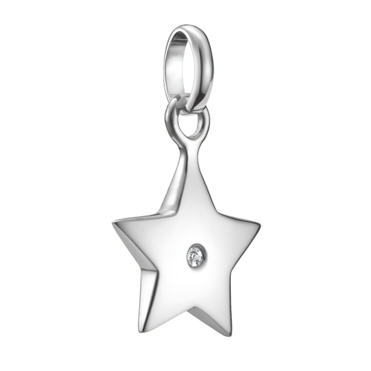 THOMAS SABO CONNECT přívěsek charm Star with white stone přívěšek CC1238-051-14