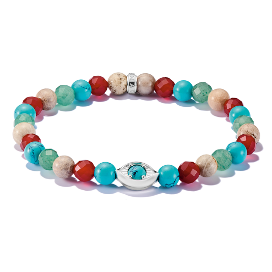 THOMAS SABO náramek Multicolored Bead Bracelet Eye Elyndra náramek A2210-058-7