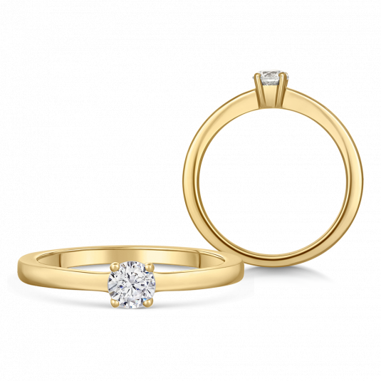 SOFIA DIAMONDS zlatý zásnubní prsten s diamantem 0,33 ct prsten BDRB00066YG