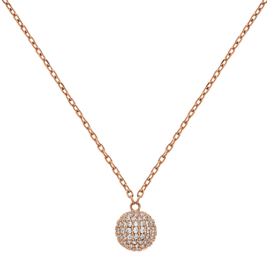 DANIEL WELLINGTON ocelový náhrdelník Pavé Crystal náhrdelník DW00400625