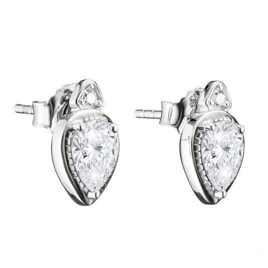 THOMAS SABO náušnice White zirconia in teardrop shape náušnice H2333-051-14