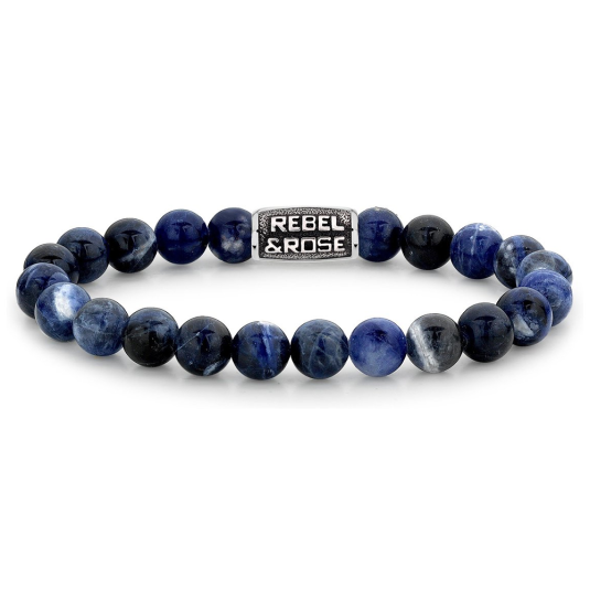 REBEL & ROSE náramek Midnight Blue Vintage náramek RR-80096-V