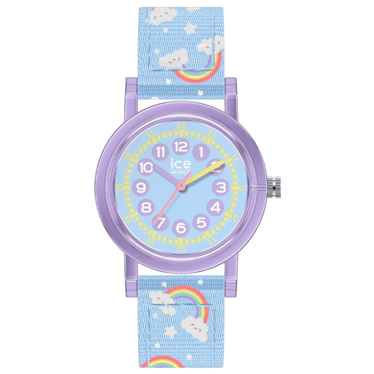 ICE WATCH dětské hodinky Learning Light Blue Rainbow