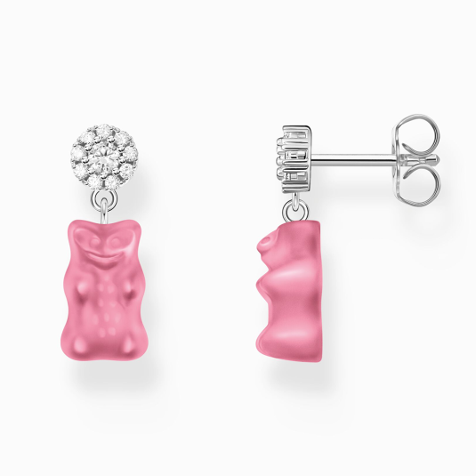 THOMAS SABO x HARIBO náušnice Pink goldbear náušnice H2330-052-9