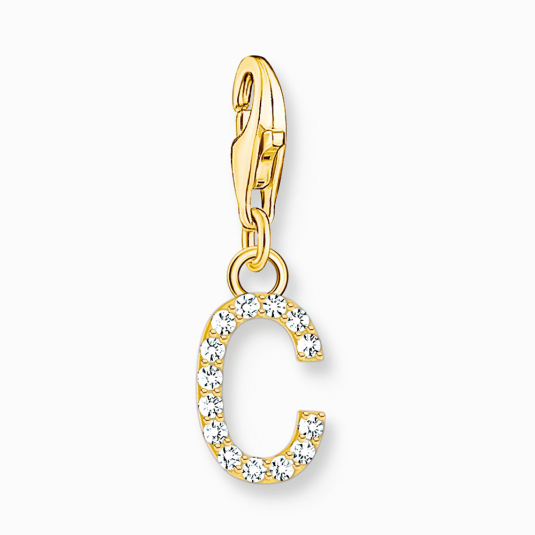 THOMAS SABO přívěsek charm letter C gold přívěšek 1966-414-14