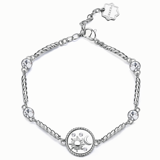 BROSWAY náramek Chakra Mystic Slunce a měsíc náramek BWBHKB155