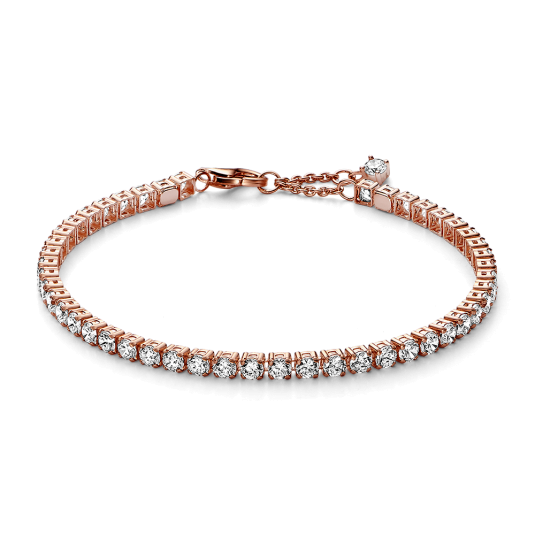 PANDORA zlacený tenisový Nadčasový náramek náramek 581469C01