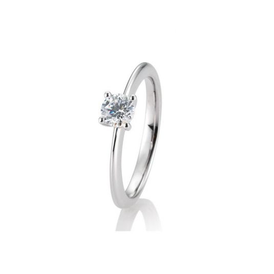 SOFIA DIAMONDS prsten z bílého zlata s diamantem 0,50 ct prsten BE41/05639-W