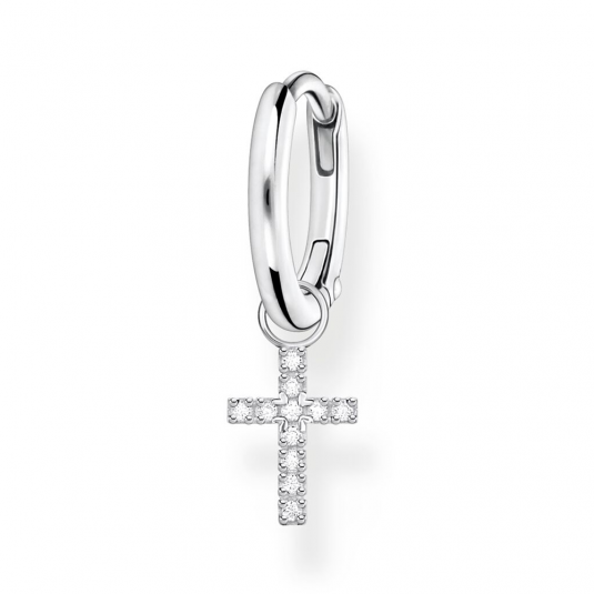 THOMAS SABO kusová náušnice Cross silver náušnice CR709-051-14