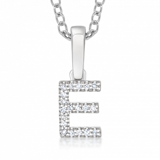 SOFIA DIAMONDS zlatý přívěsek písmeno E přívěšek PAC322-E
