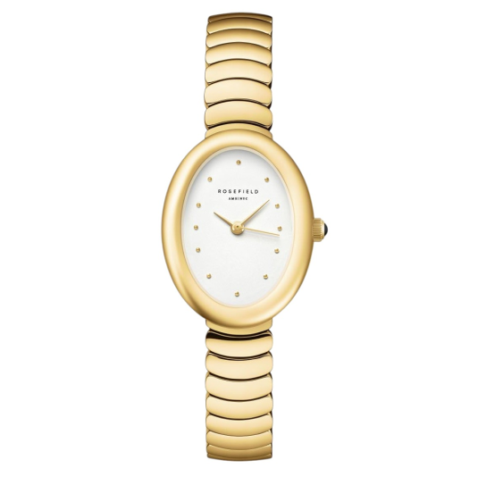 ROSEFIELD dámské hodinky Ovale White hodinky OVWGSG-OV19