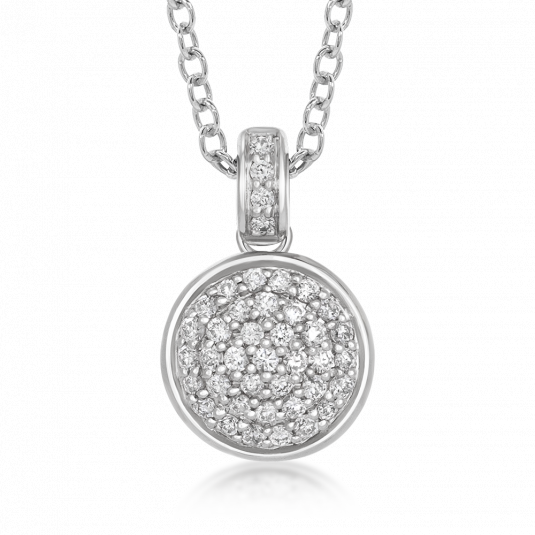 SOFIA DIAMONDS zlatý přívěsek s diamanty 0,11 ct přívěšek UDPD21936W-H-I1