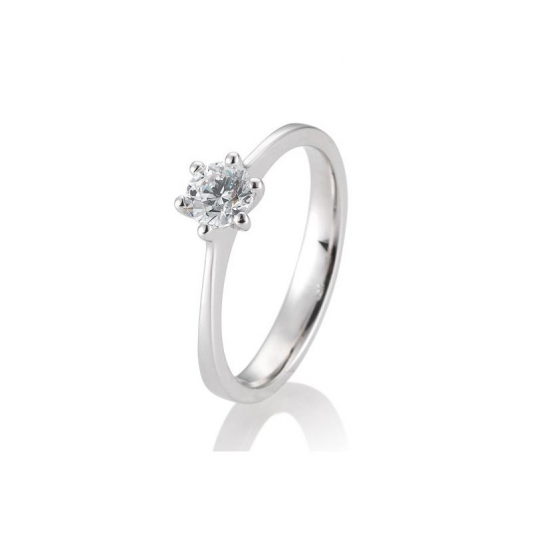 SOFIA DIAMONDS prsten z bílého zlata s diamantem 0,50 ct prsten BE41/84833-W