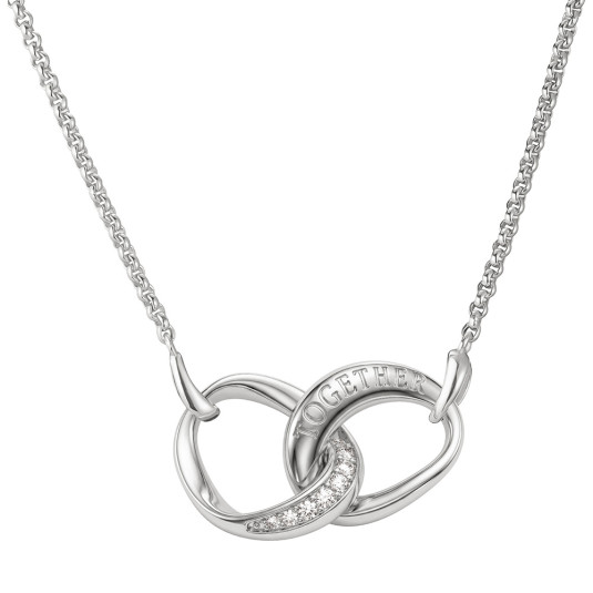 THOMAS SABO náhrdelník Together with white zirconia náhrdelník KE2380-051-14