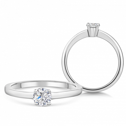 SOFIA DIAMONDS zlatý zásnubní prsten s diamantem 0,40 ct prsten BDRB90347WG