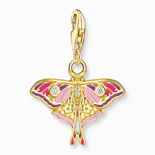 THOMAS SABO přívěsek charm Colourful moth přívěšek 2209-565-7