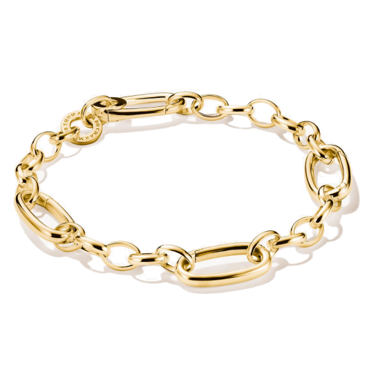 THOMAS SABO CONNECT náramek Three connect links gold-plated náramek C1203-413-39