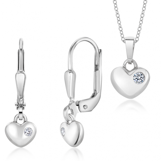 SOFIA stříbrný set náušnice a přívěsek šperkový set SJ229125.200+SJ229126.200