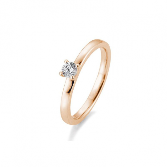SOFIA DIAMONDS prsten z růžového zlata s diamantem 0,20 ct prsten BE41/05992-R