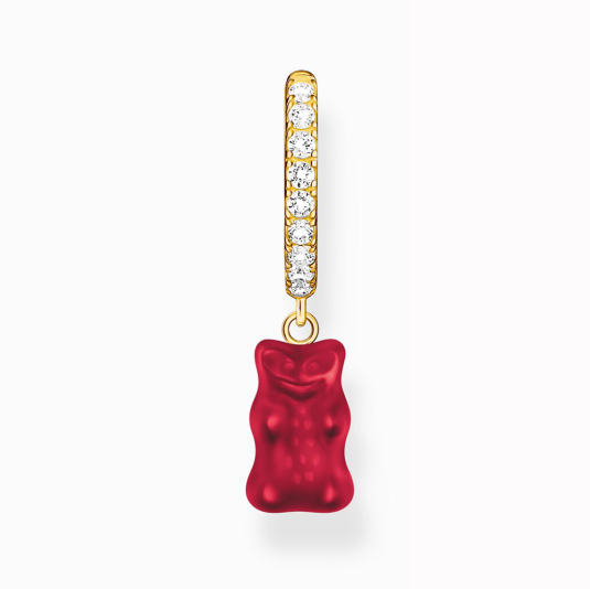 THOMAS SABO x HARIBO kusová náušnice Red goldbear náušnice CR726-414-10