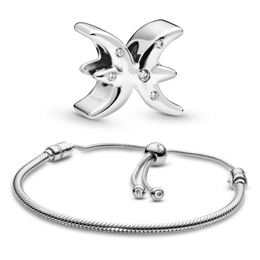 PANDORA set Birthdays - znamení Ryby šperkový set 599652C01-2+798426C01
