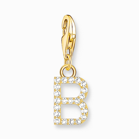 THOMAS SABO přívěsek charm letter B gold přívěšek 1965-414-14