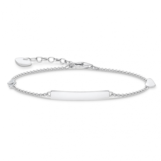 THOMAS SABO strieborný náramok Heart with infinity silver A1976-051-14-L19V