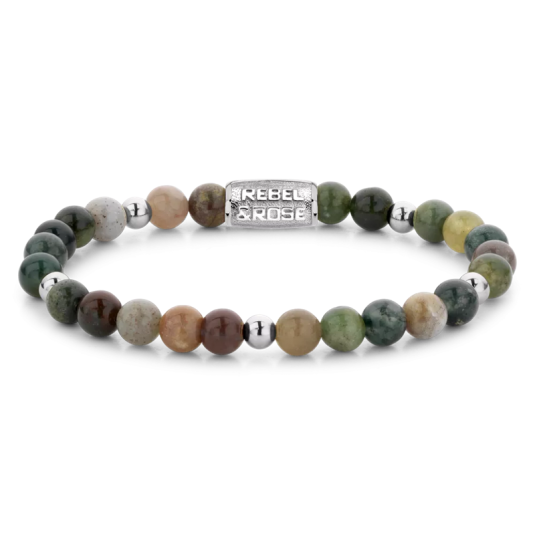 REBEL & ROSE náramek Indian Summer Silver náramek RR-60123-S