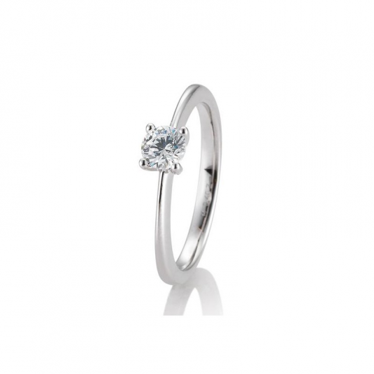 SOFIA DIAMONDS prsten z bílého zlata s diamantem 0,40 ct prsten BE41/05638-W