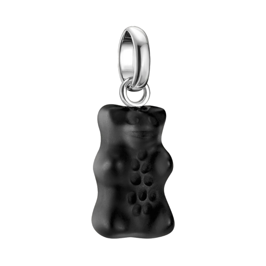 THOMAS SABO CONNECT přívěsek charm Goldbear in black silver přívěšek CC1275-017-11