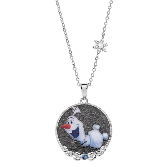 DISNEY stříbrný náhrdelník Olaf náhrdelník CS00010SRJL-P.CS