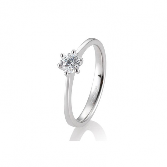 SOFIA DIAMONDS prsten z bílého zlata s diamantem 0,40 ct prsten BE41/84832-W