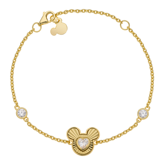 DISNEY stříbrný náramek Mickey náramek BS00073YZWL-55.CS