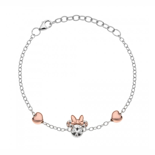 DISNEY stříbrný náramek Minnie Mouse náramek BS00033TRWL-55.CS