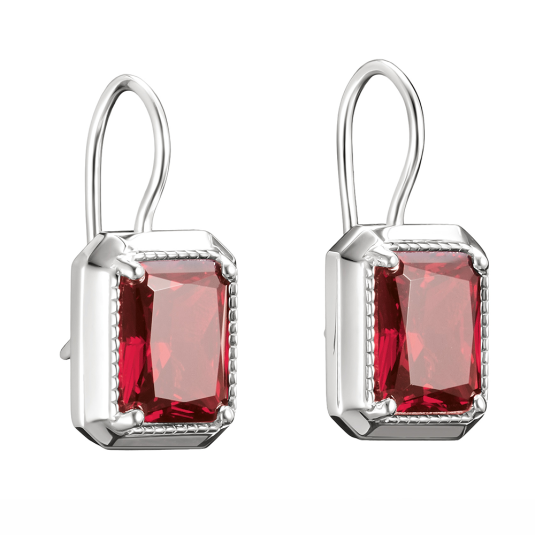 THOMAS SABO náušnice Red Octagon Stones náušnice H2339-051-10