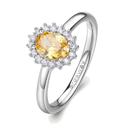 BROSWAY stříbrný prsten Fancy Energy yellow prsten BWFEY65