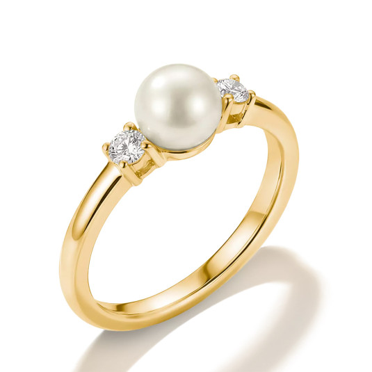 THOMAS SABO prsten Pearl with white zirconia prsten TR2370-M01-14