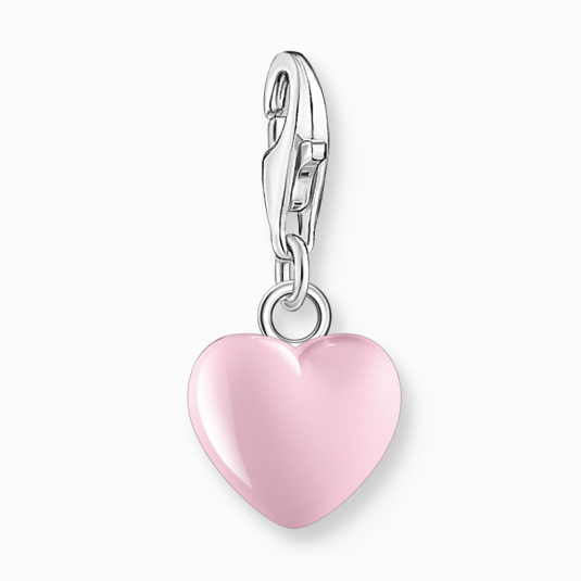 THOMAS SABO přívěsek charm Pink heart přívěšek 1993-007-9
